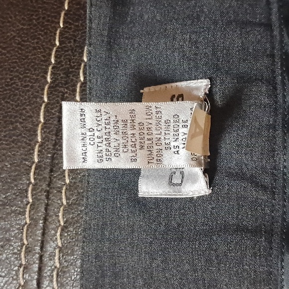 Chico's Classic Dark Grey Touser Pants Size 1.5/ Wide Waist Band Basic Preowned - Picture 7 of 9